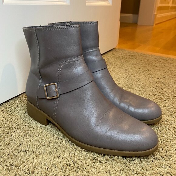 Cole Haan waterproof gray boots - genuine leather - Picture 1 of 7
